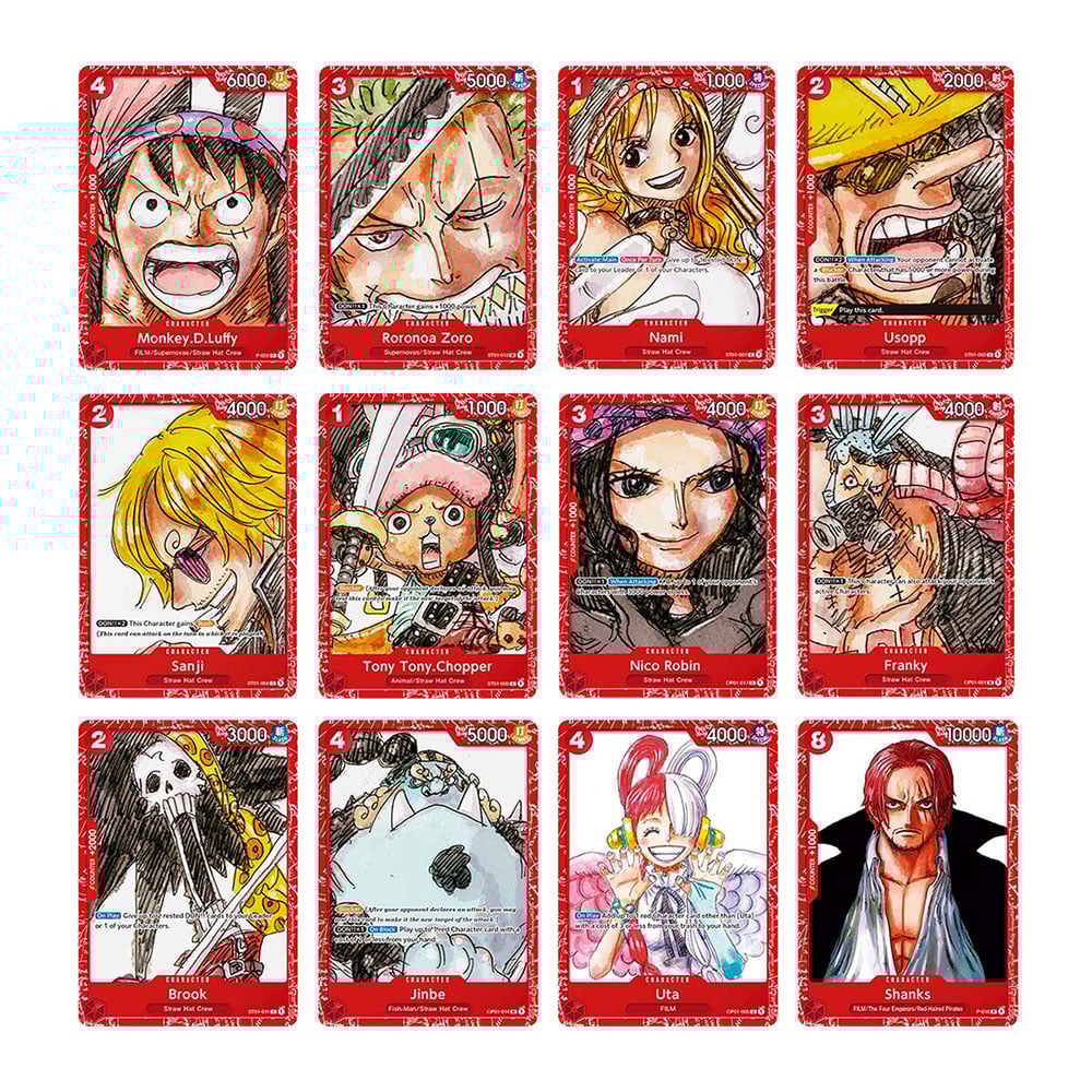 One Piece Card Game English Premium Card Collection Film Red Edition