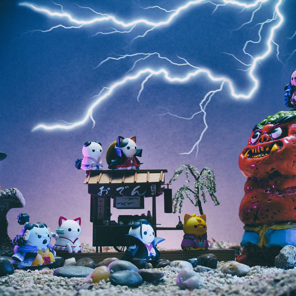 MegaHouse Mega Cat Project One Piece: Nyan Piece Nyan! Luffy and The Wano Country Arc (8 Pcs Box/ Full Set)