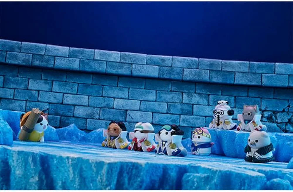 MegaHouse Mega Cat Project One Piece: Nyan Piece Nyan! Luffy VS the Marines (8 Pcs Box/ Full Set)