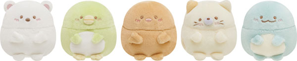 Sumikko Gurashi Pocchari Honyagurumi Tenori Plush (5 Pcs Set)