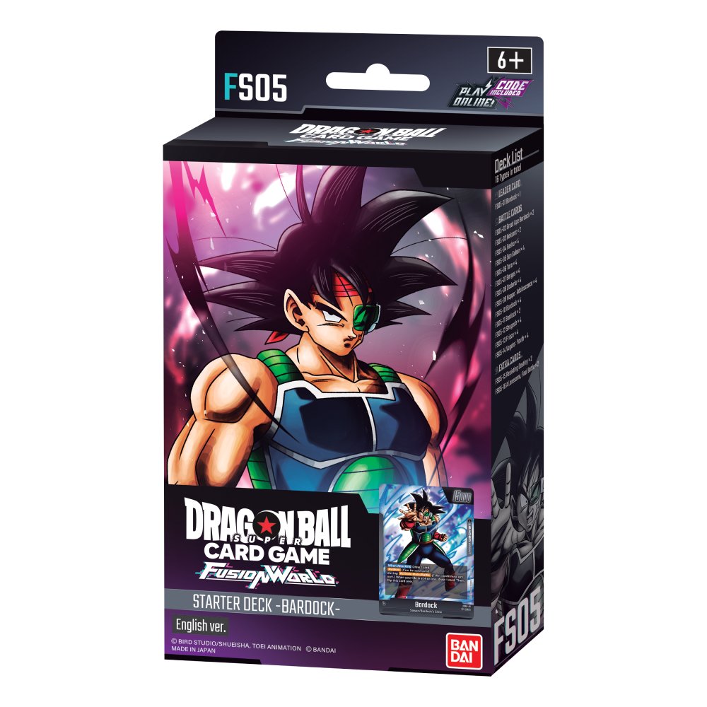 Dragon Ball Super Card Game Fusion World - Starter Deck Bardock FS05 HitxHits Dragon Ball Super Card Game Fusion World - Starter Deck Bardock FS05 HitxHits