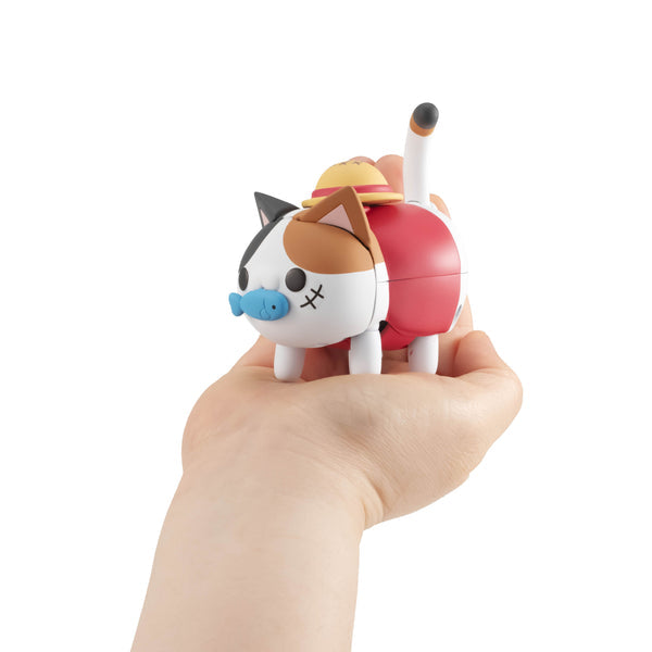 Megahouse Mega Cat Project: ONE PIECE Tokotoko NYAN PIECE NYAN! - Monkey D. Luffy