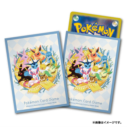 Pokémon Center Original Pokémon Card Sleeves Eevee (64pcs)