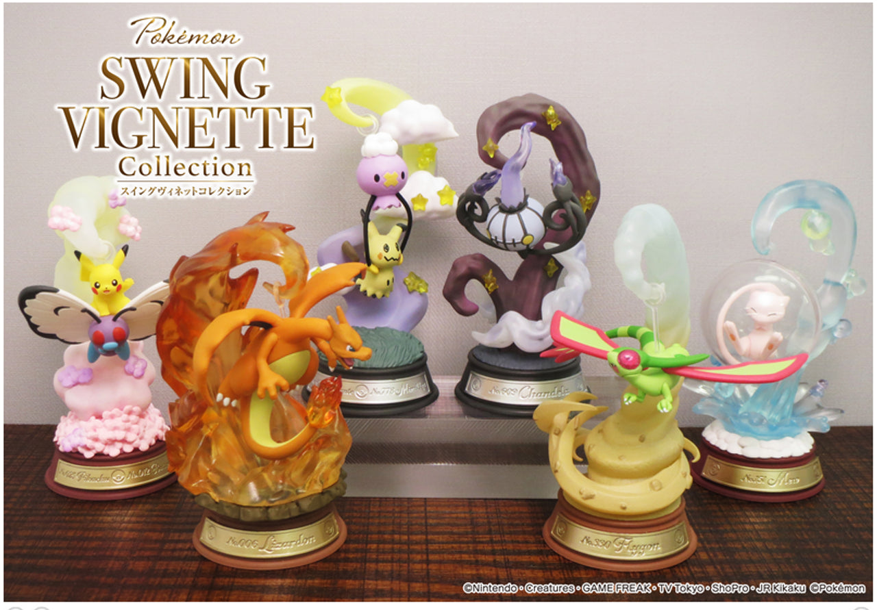 Re-ment Pokémon Swing Vignette Collection (6 Pcs Box/Full Set)