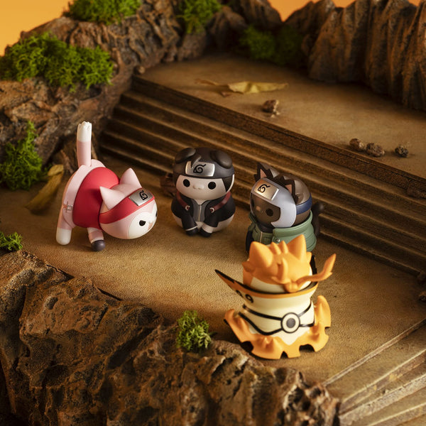 MegaHouse Mega Cat Project Naruto Shippuden: Nyaruto! The War Begins! The 4th Ninja World War (8 Pcs Box/ Full Set)