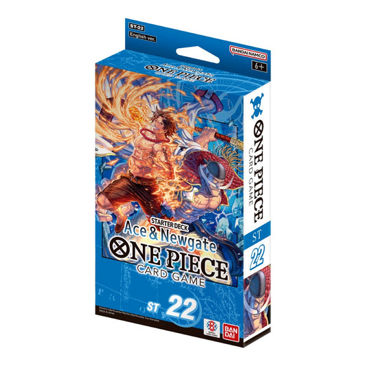 One Piece Card Game: Starter Deck – (Blue) Ace & Newgate [ST-22]
