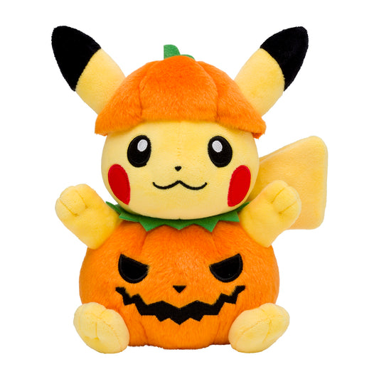 Pokémon Center Original Halloween  Pumpkin Costume Pikachu Plush