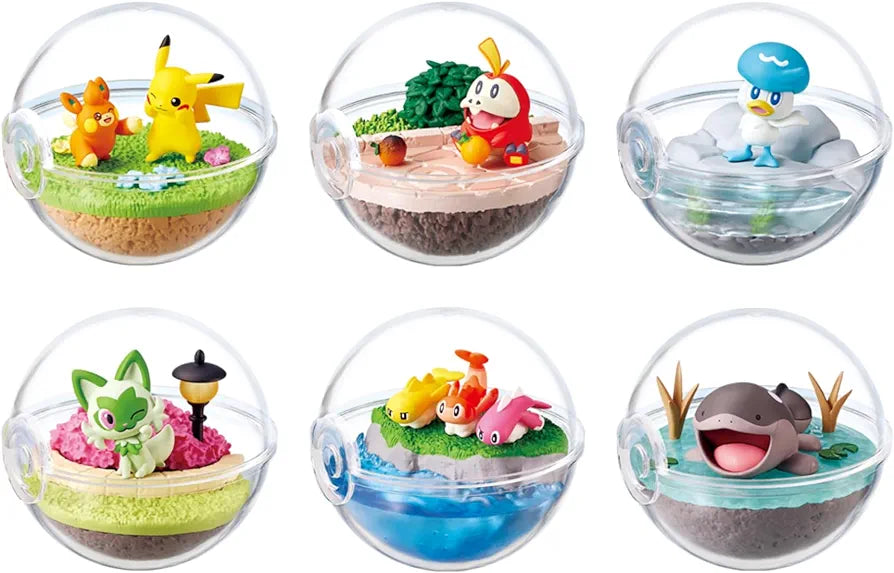 Re-ment Pokémon Terrarium Collection EX - Exploring the World of Paldea (6 Pcs Box/Full Set)