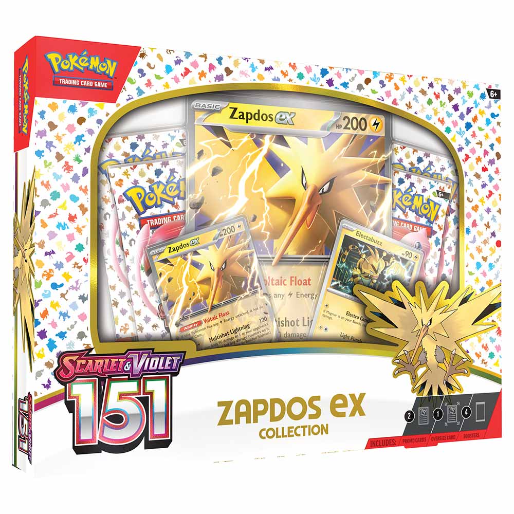 Pokemon TCG English - Scarlet and Violet 151 - Zapdos Ex Collection