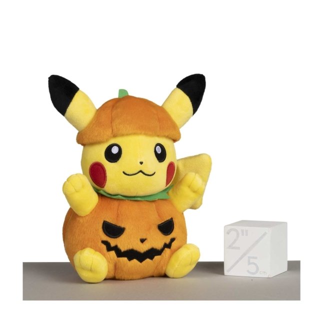 Pokémon Center Original Halloween  Pumpkin Costume Pikachu Plush