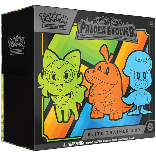 Pokemon TCG English - Scarlet & Violet - Paldea Evolved Elite Trainer Box