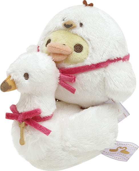 Rilakkuma Swan and Gloden Flower Tenori Plush (6 Pcs Set)