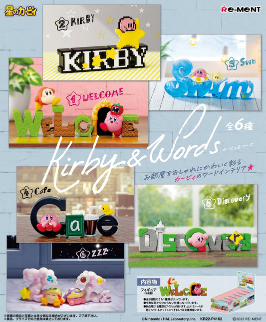 Re-ment Kirby & Words (6 Pcs Box/Full Set)