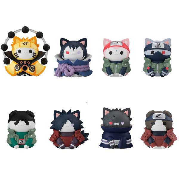 MegaHouse Mega Cat Project Naruto Shippuden: Nyaruto! Last Battle Arc (8 Pcs Box/Full Set)