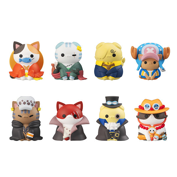 MegaHouse Mega Cat Project One Piece: Nyan Piece Nyan! I'll Become the Cat Pirate King (8 Pcs Box/ Full Set)