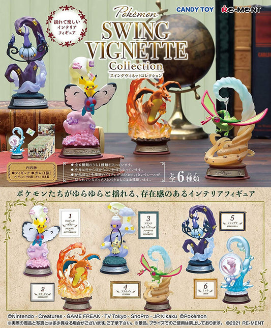 Re-ment Pokémon Swing Vignette Collection (6 Pcs Box/Full Set)