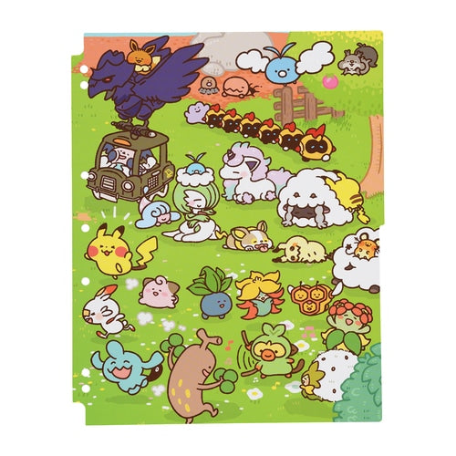 Pokémon Center Original 9-pocket Card Porfolio Yurutto Collection + Sheet Sleeves