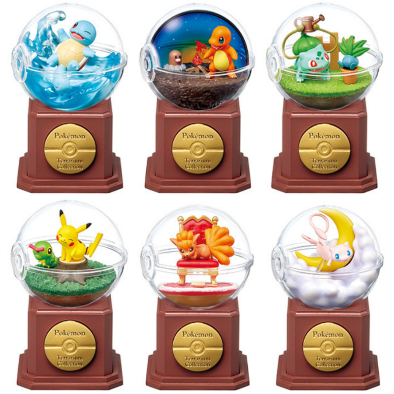 Re-ment Pokémon Terrarium Collection Vol. 10 (6 Pcs Box/Full Set)