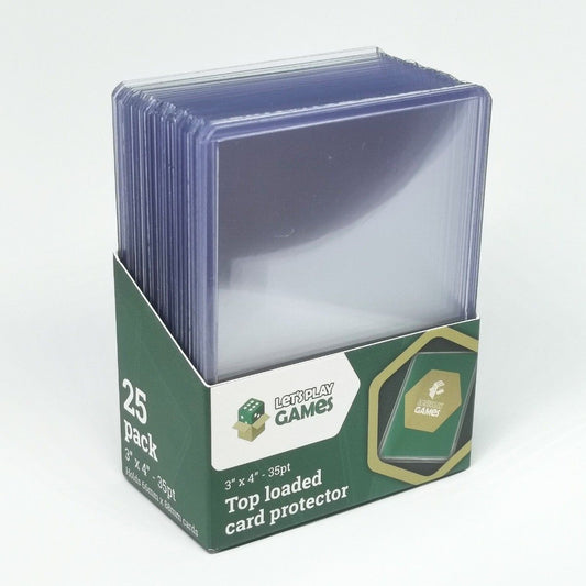 LPG/Let's Play Games Top Loader Card Protector 3"x4" 35pt (25pk)